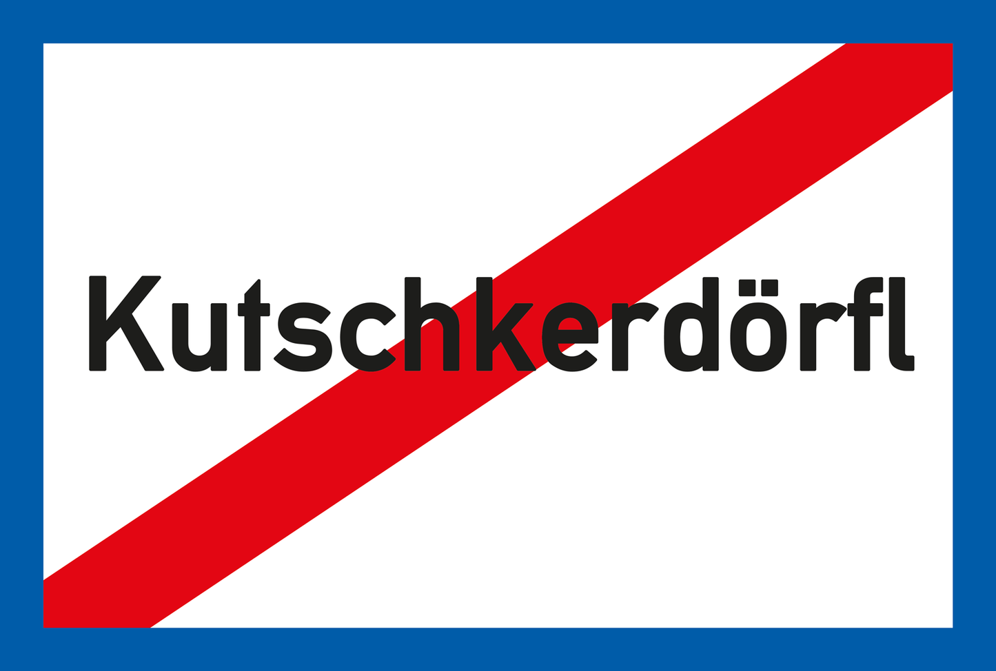 Ortstafel Ende