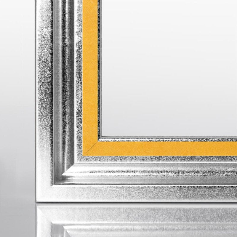 Schattenfugenrahmen Silber Vintage für Acrylglas & Aludibond - Drucke